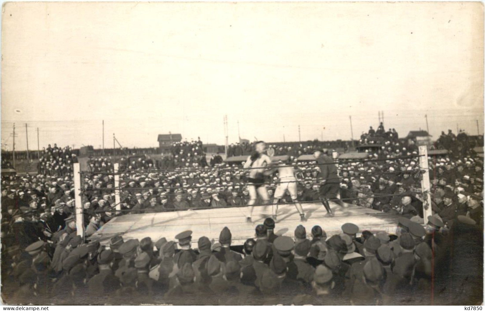 Boxkampf Mit Soldaten - Boxsport