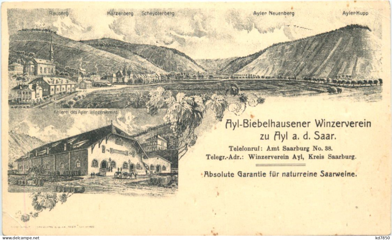 Ayl An Der Saar - Ayl-Biebelhausener Winzerverein - Saarburg