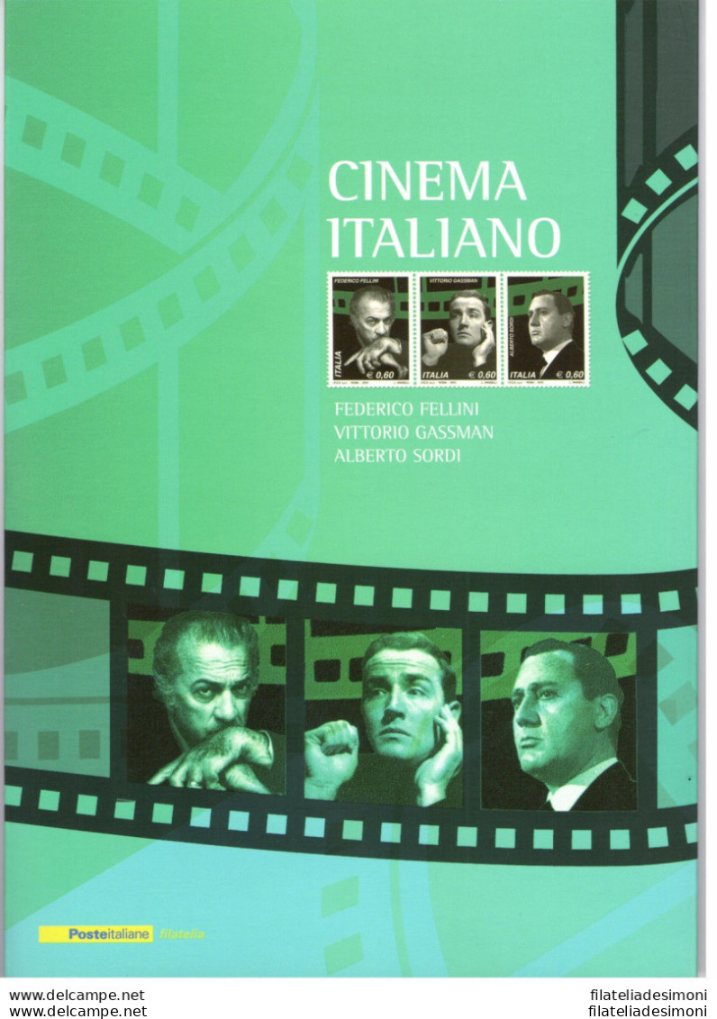 2010 Italia - Repubblica , Folder - Il Cinema Italiano  N° 245 MNH** - Presentatiepakket