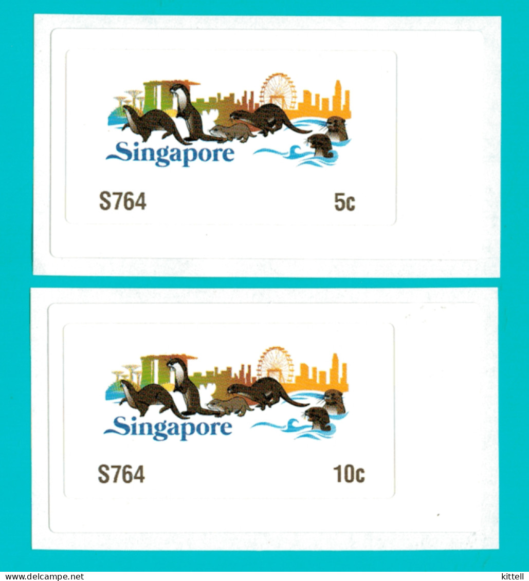 Singapore 2024 Otters ATM Frama Machine Labels Mint - Singapur (1959-...)