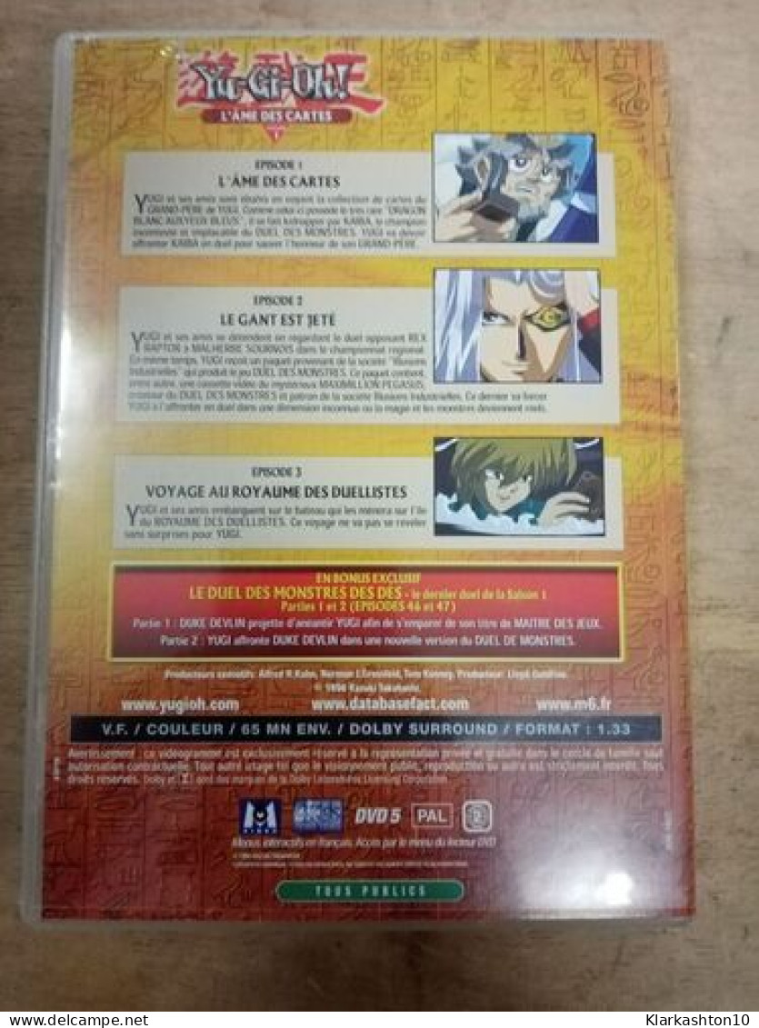 DVD Série Yu Gi Oh - Vol 1 L'âme Des Cartes - Autres & Non Classés