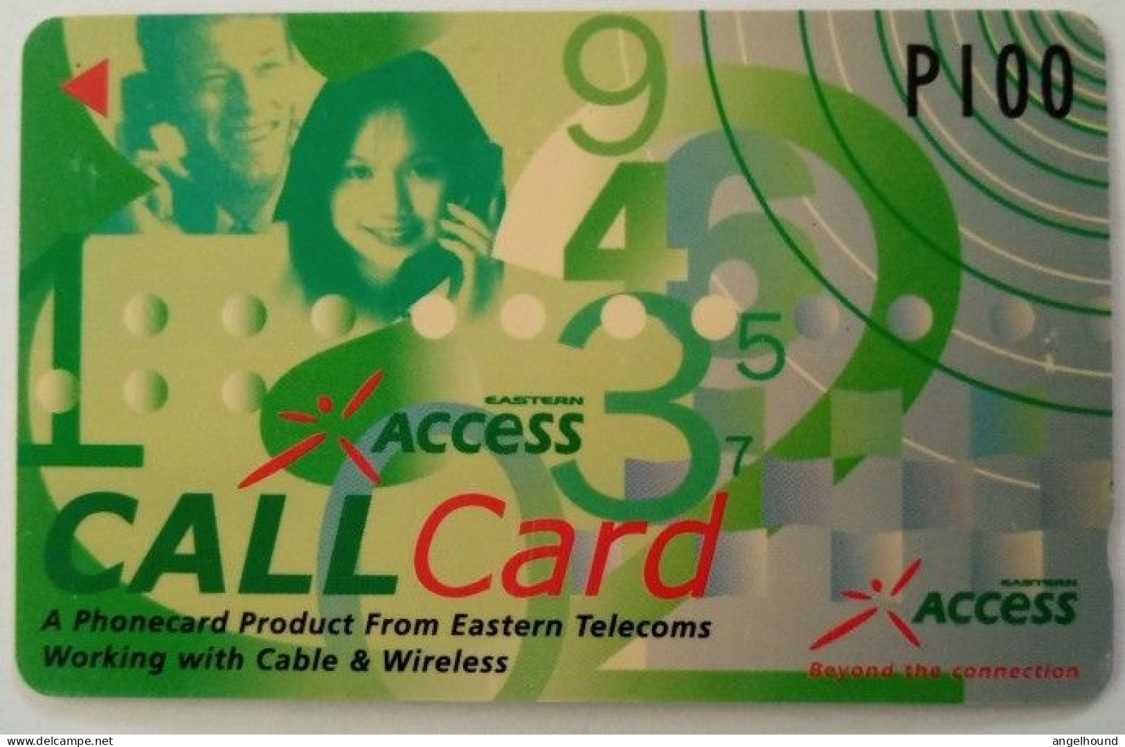 Philippines 320PETA  Eastern Telecoms 100 Pesos Call Card - Philippines