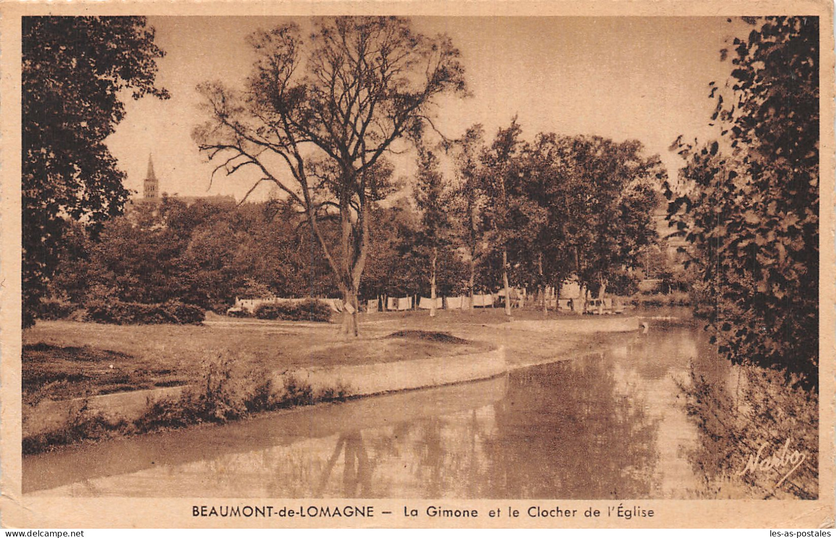 82 BEAUMONT DE L OMAGNE LA GIMONE - Beaumont De Lomagne