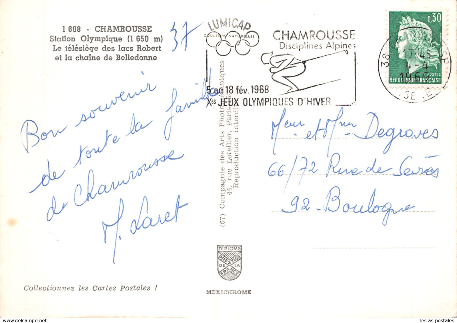 38 CHAMROUSSE - Chamrousse