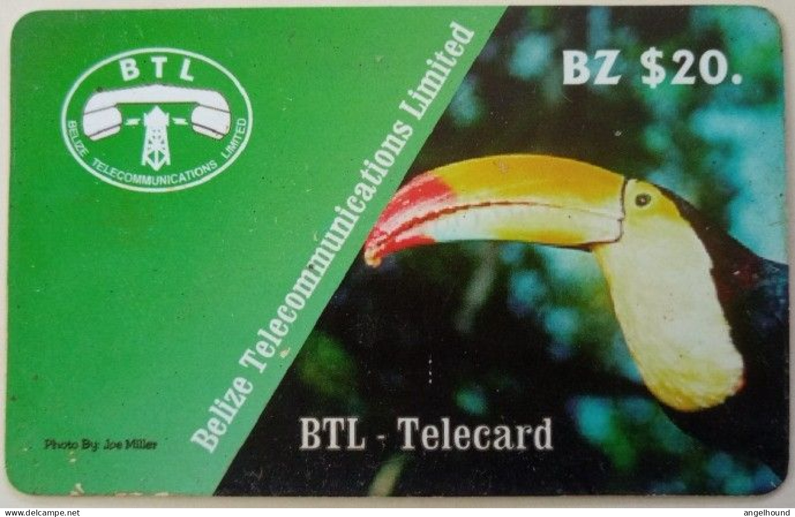 Belize $20 Prepaid - Toucan - Belice