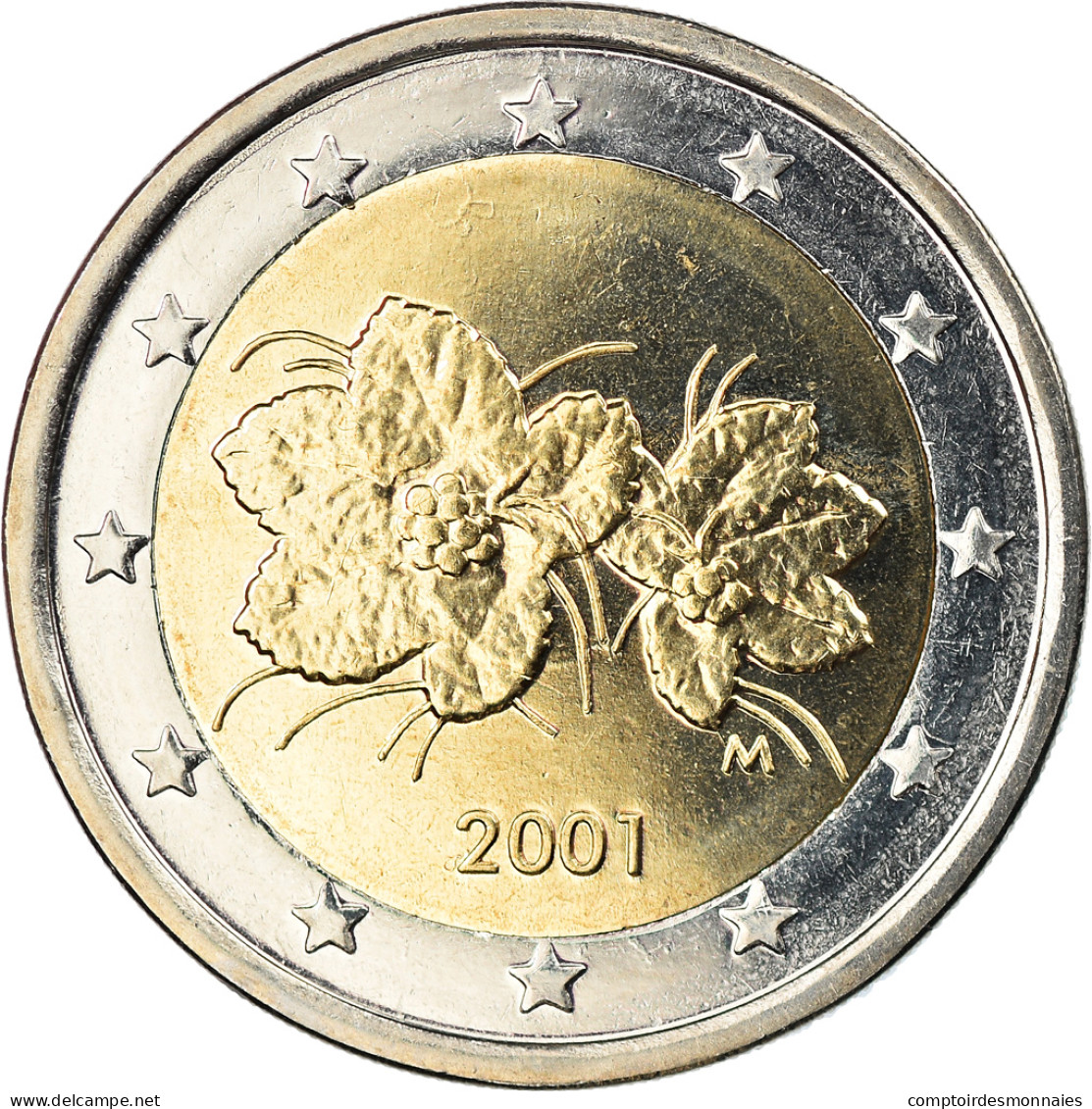 Finlande, 2 Euro, 2001, Vantaa, SPL, Bi-Metallic, KM:105 - Finlandia