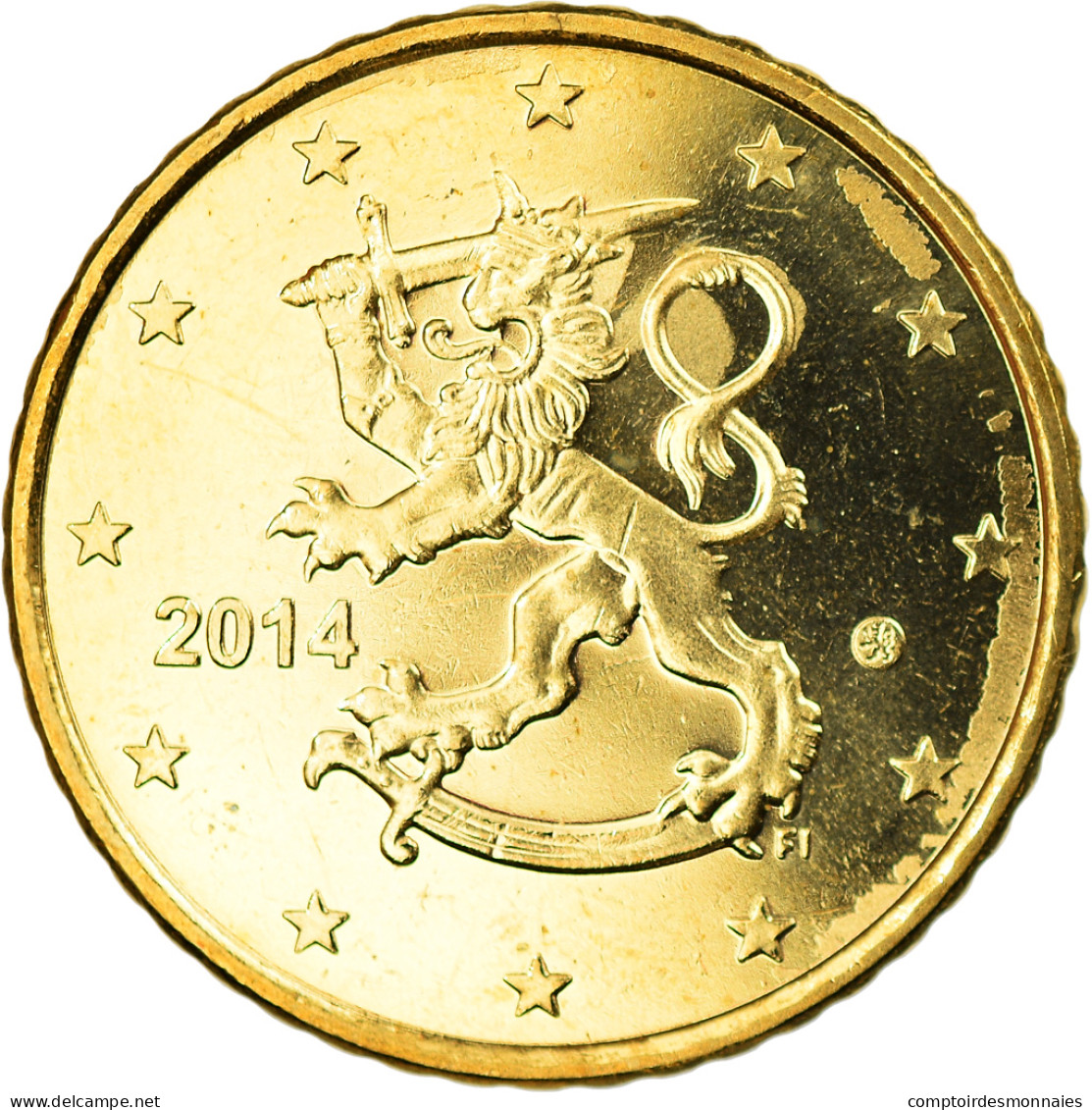 Finlande, 50 Euro Cent, 2014, SUP, Laiton, KM:New - Finlandía