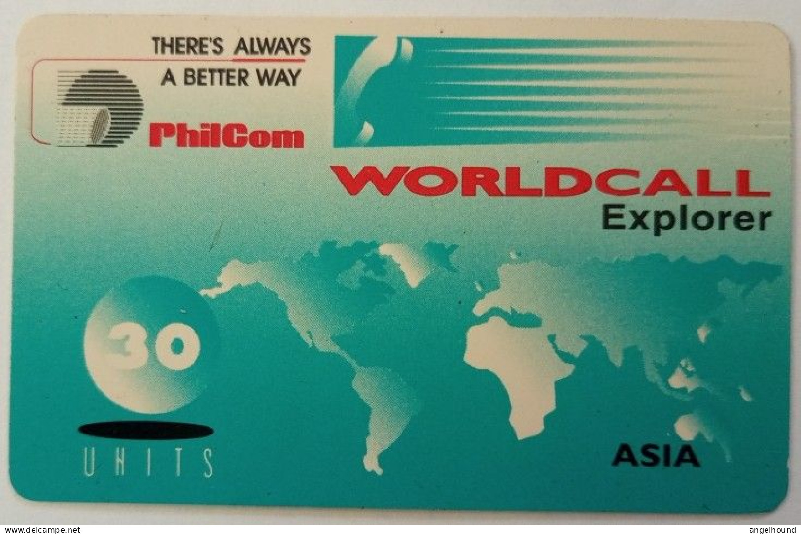 Philippines Philcom 30 Units - World Call Explorer ( Asia ) - Filippijnen
