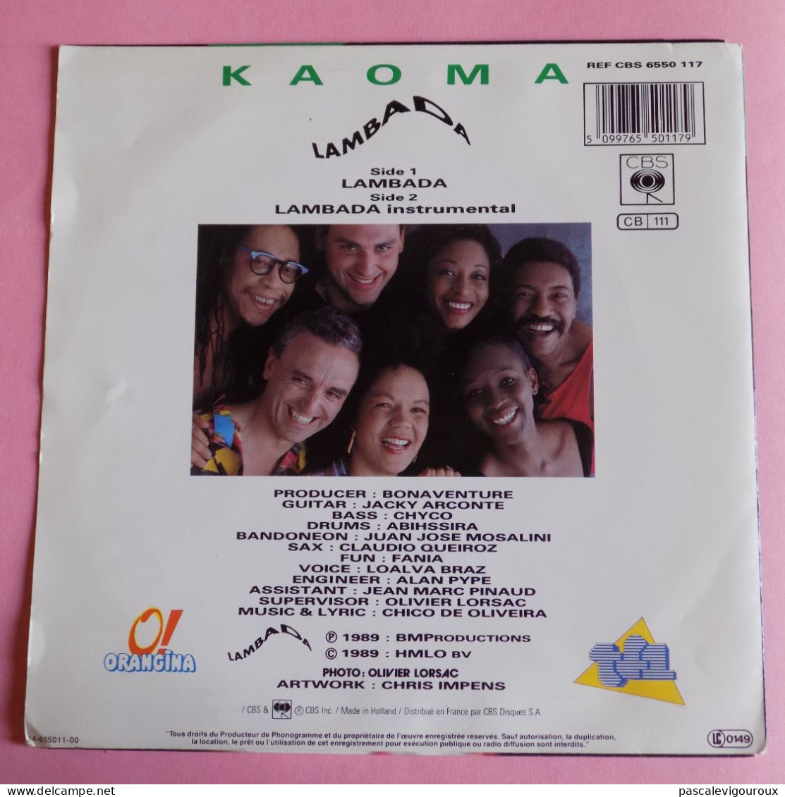 Kaoma – Lambada 45 Tours - Disco & Pop