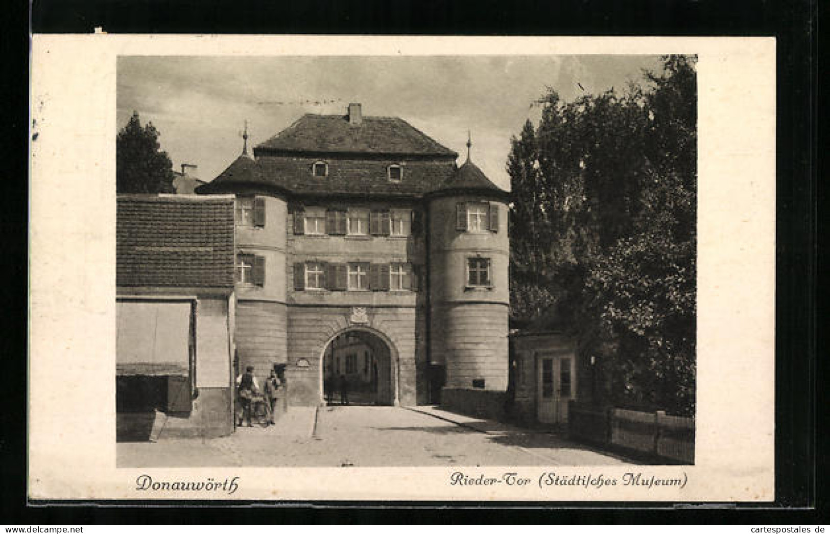 AK Donauwörth, Rieder-Tor Städtisches Museum  - Donauwoerth