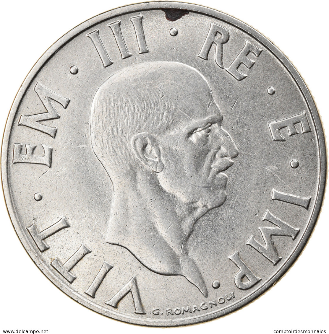 Monnaie, Italie, Vittorio Emanuele III, 2 Lire, 1939, Rome, TTB, Stainless - 1900-1946 : Victor Emmanuel III & Umberto II