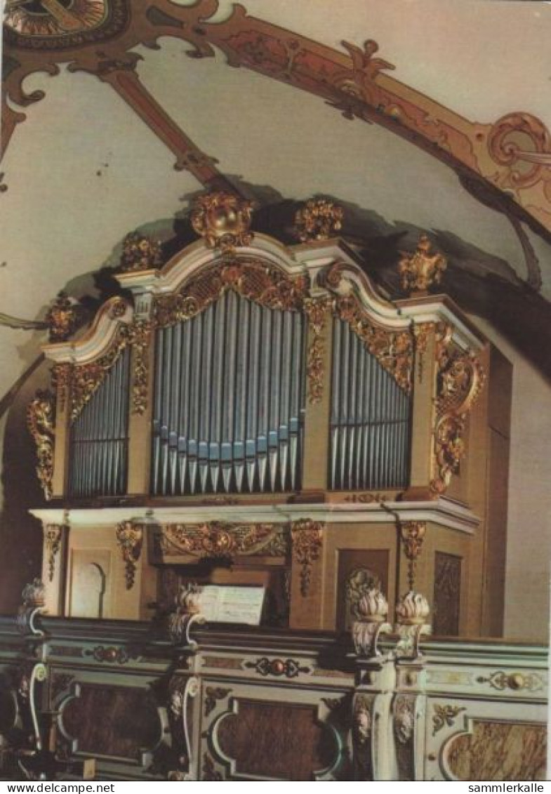 90952 - Burgk - Schlosskapelle, Silbermannorgel - 1977 - Schleiz