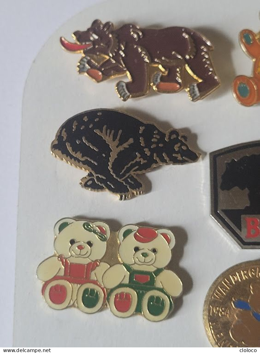 PINS PIN OURS ANIMAUX PIN BEAR PINS BÄR COLLECTION 11 PINS - Levensmiddelen