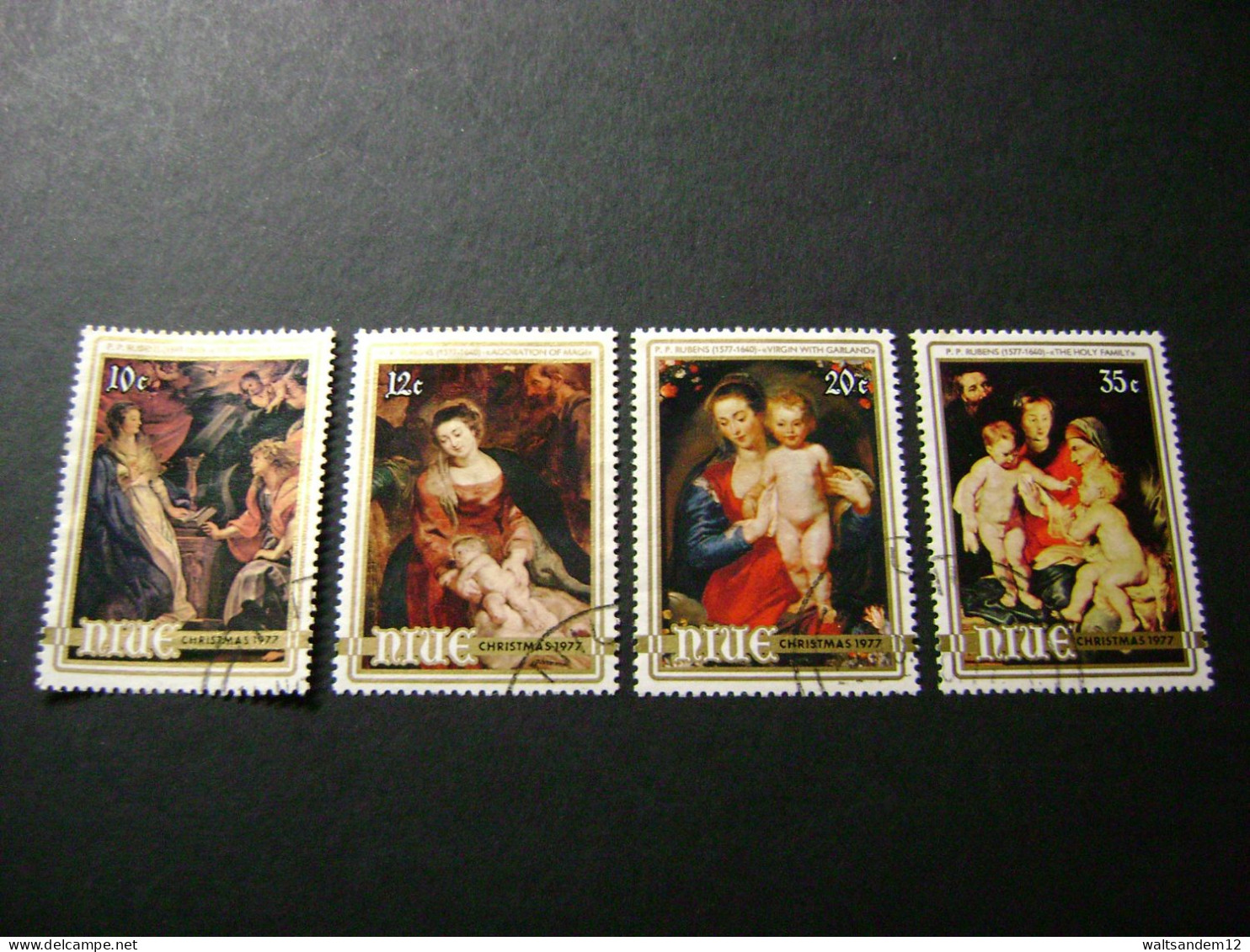 Niue - 1977 Christmas Issue (SG 219-222) - Used - Niue