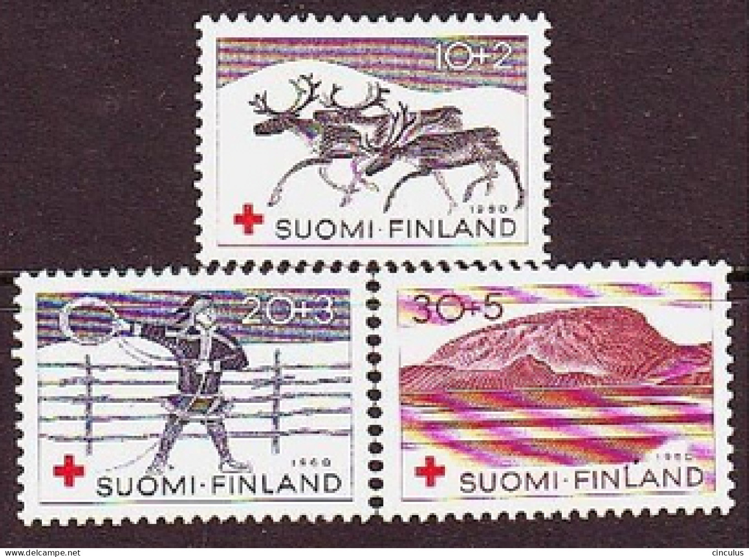 1960. Finland. Red Cross. MNH. Mi. Nr. 528-30 - Ongebruikt