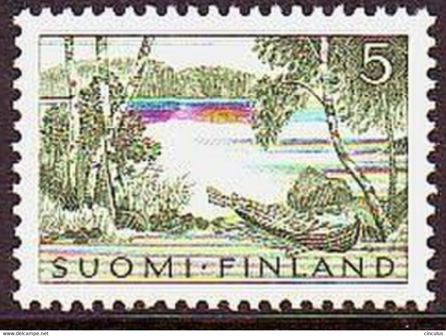 1961. Finland. Landscapes. MNH. Mi. Nr. 532. - Unused Stamps