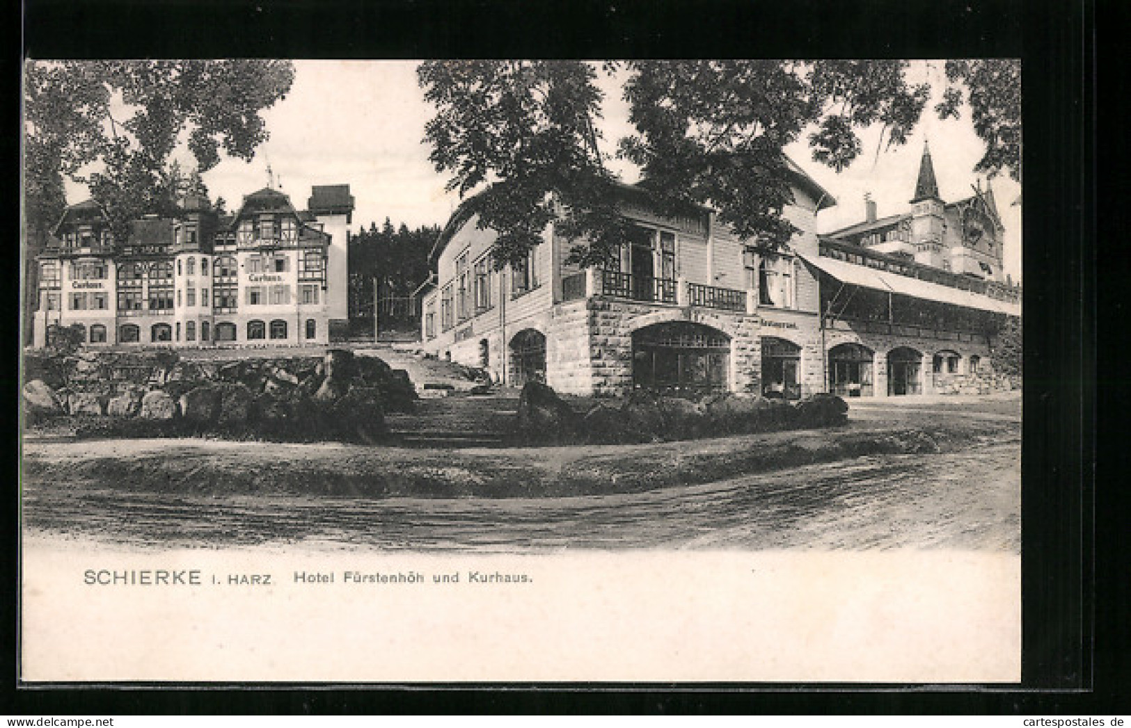 AK Schierke I. Harz, Hotel Fürstenhöh Und Kurhaus  - Schierke