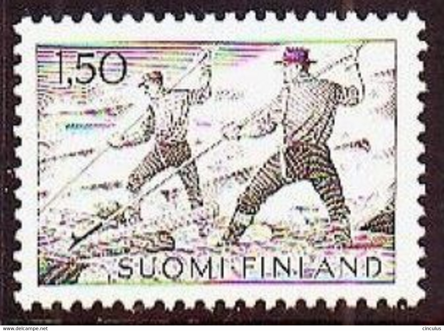 1963. Finland. Forestry, Floaters. MNH. Mi. Nr. 582 - Unused Stamps