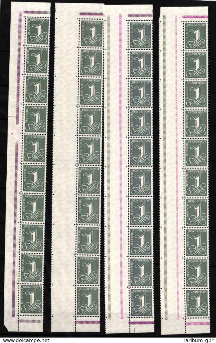 BRD Bund 285 X Postfrisch 4 Verschiedene 10er Streifen #JD055 - Other & Unclassified