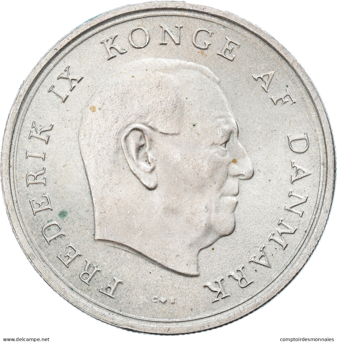 Monnaie, Danemark, Frederik IX, 10 Kroner, 1967, Copenhagen, SPL, Argent, KM:856 - Dänemark