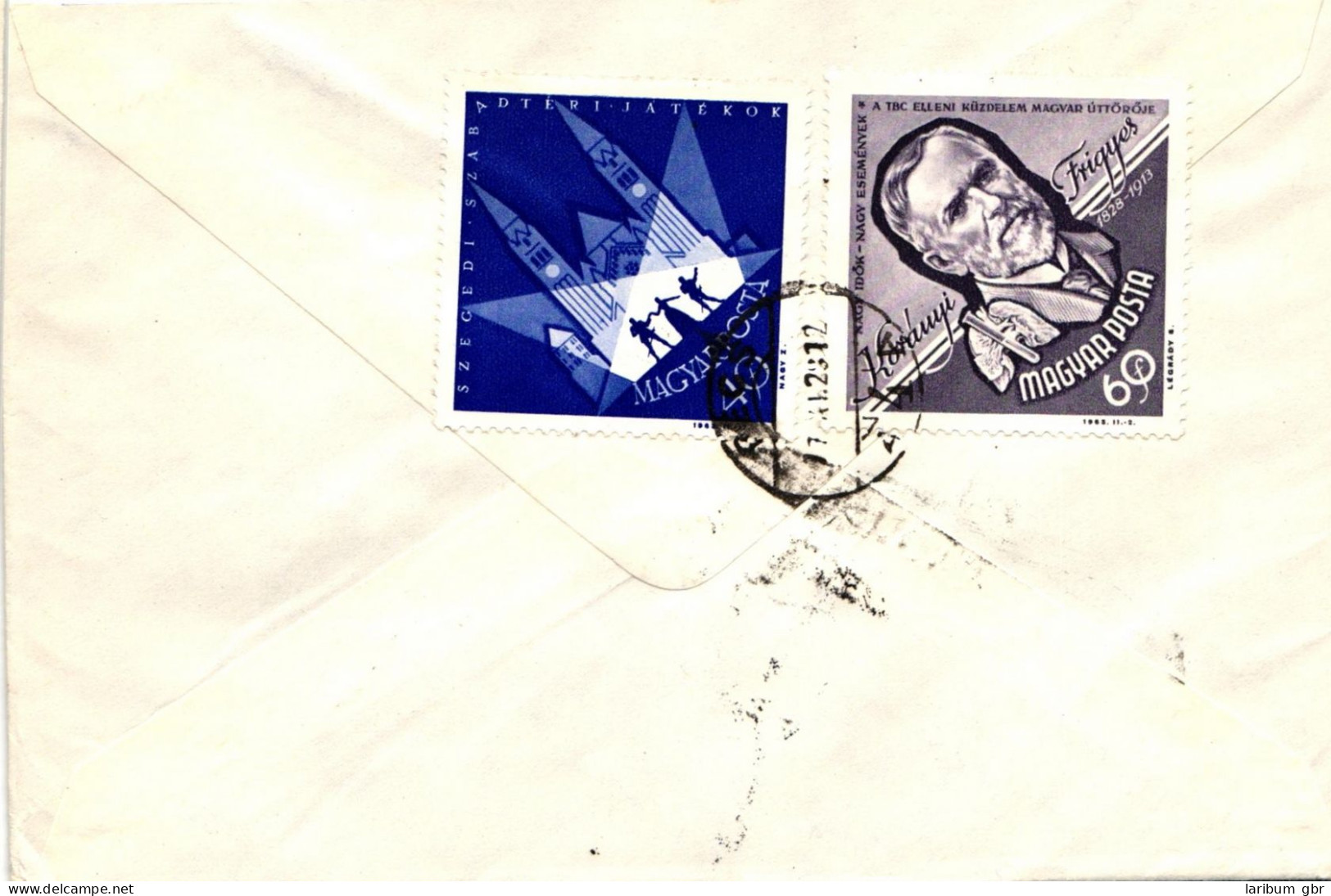 Ungarn 3214-19 A/B verteilt auf 6 Briefe als Einschreiben nach Aachen #JD100