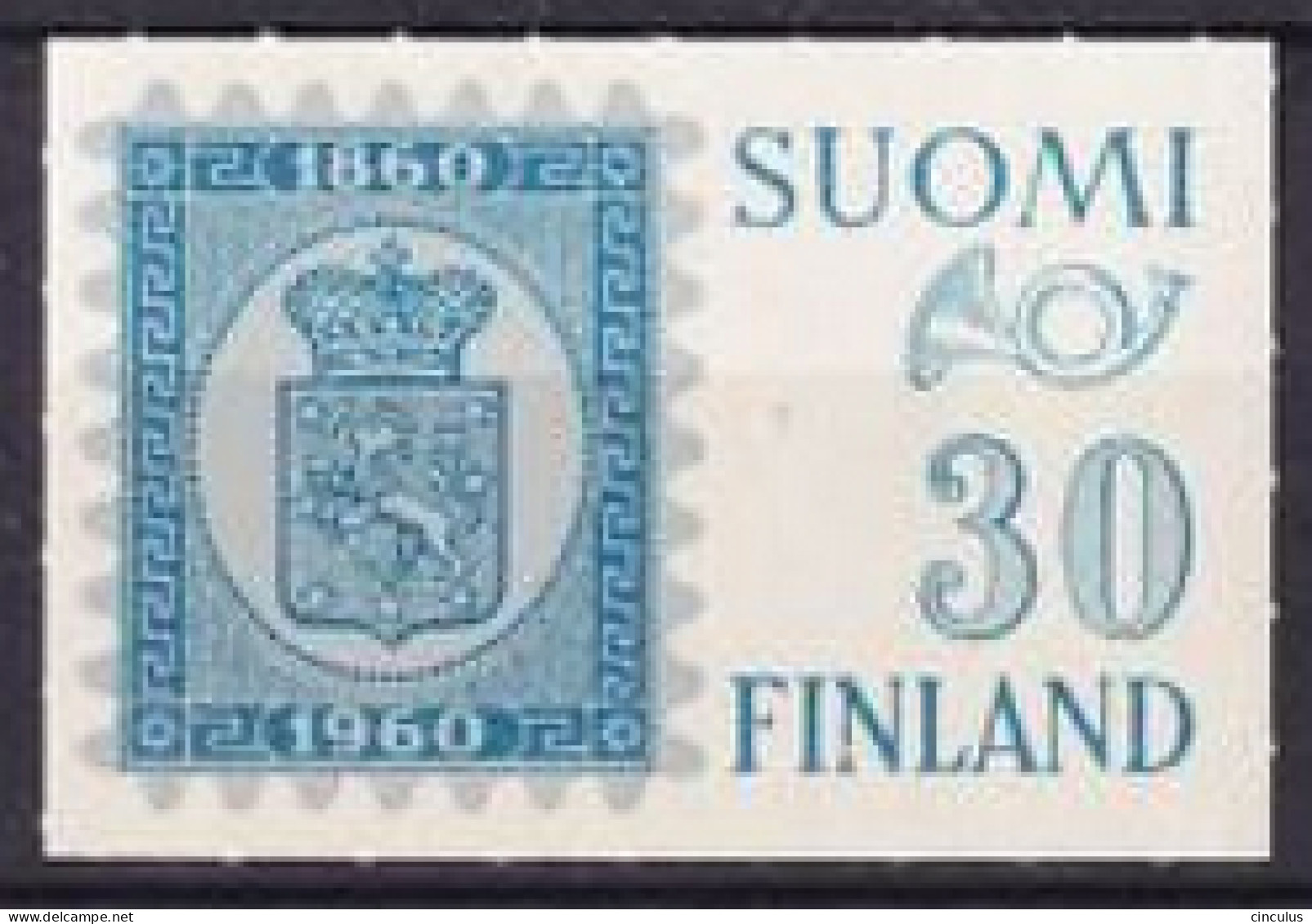 1960. Finland. Stamp Exhibition Helsinki 1960. MNH. Mi. Nr. 516 - Neufs