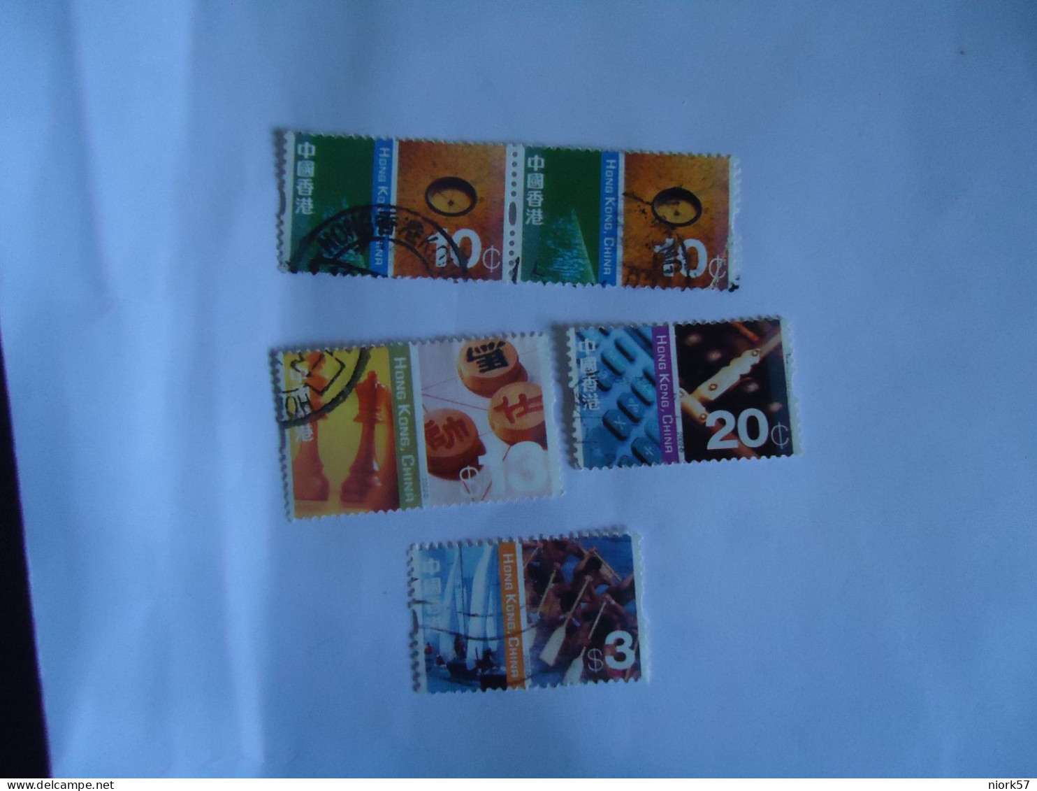 HONG  KONG  USED  STAMPS  5 LOT - Sonstige & Ohne Zuordnung