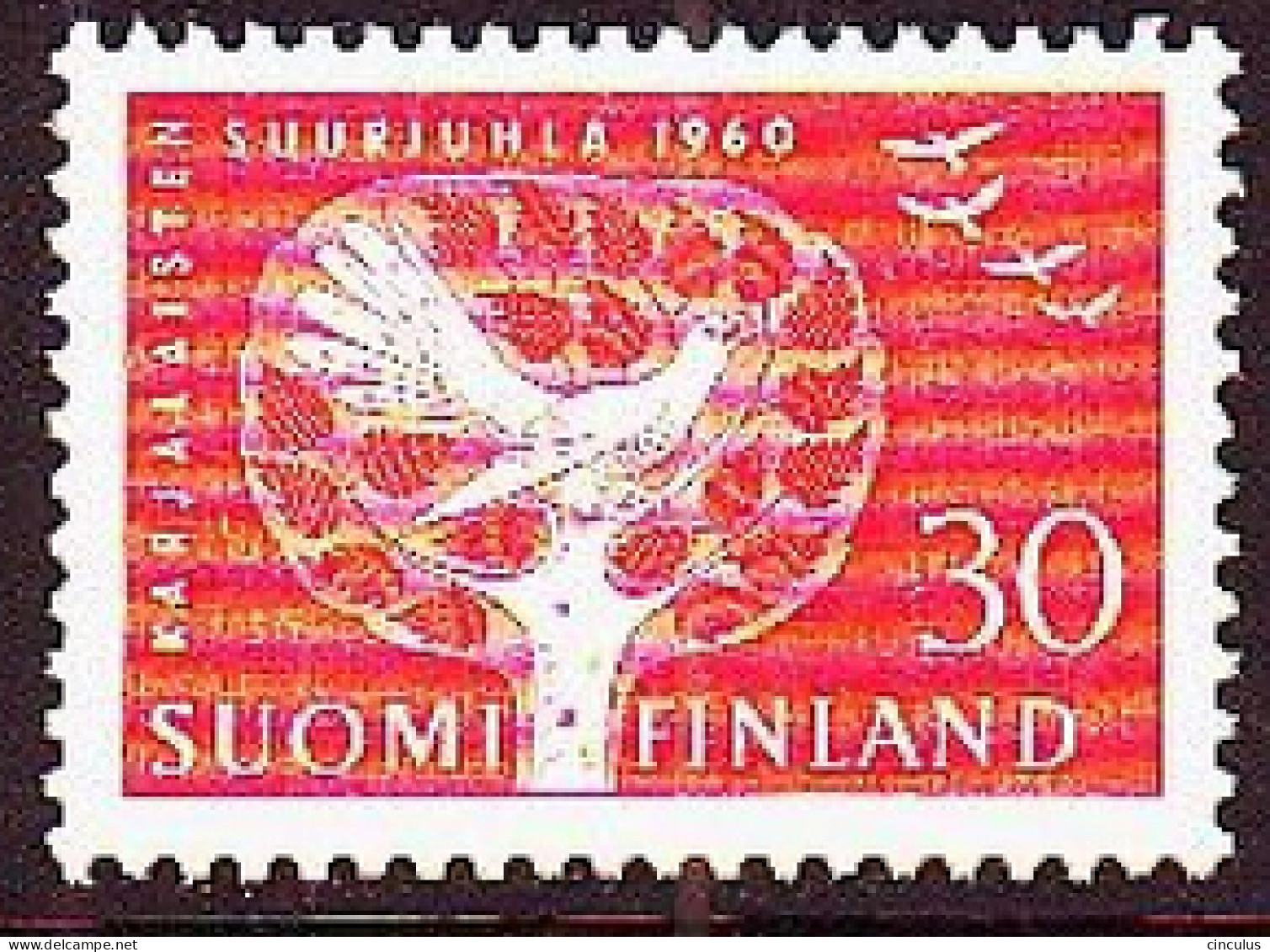 1960. Finland. Karelians' Festival. MNH. Mi. Nr. 521 - Unused Stamps