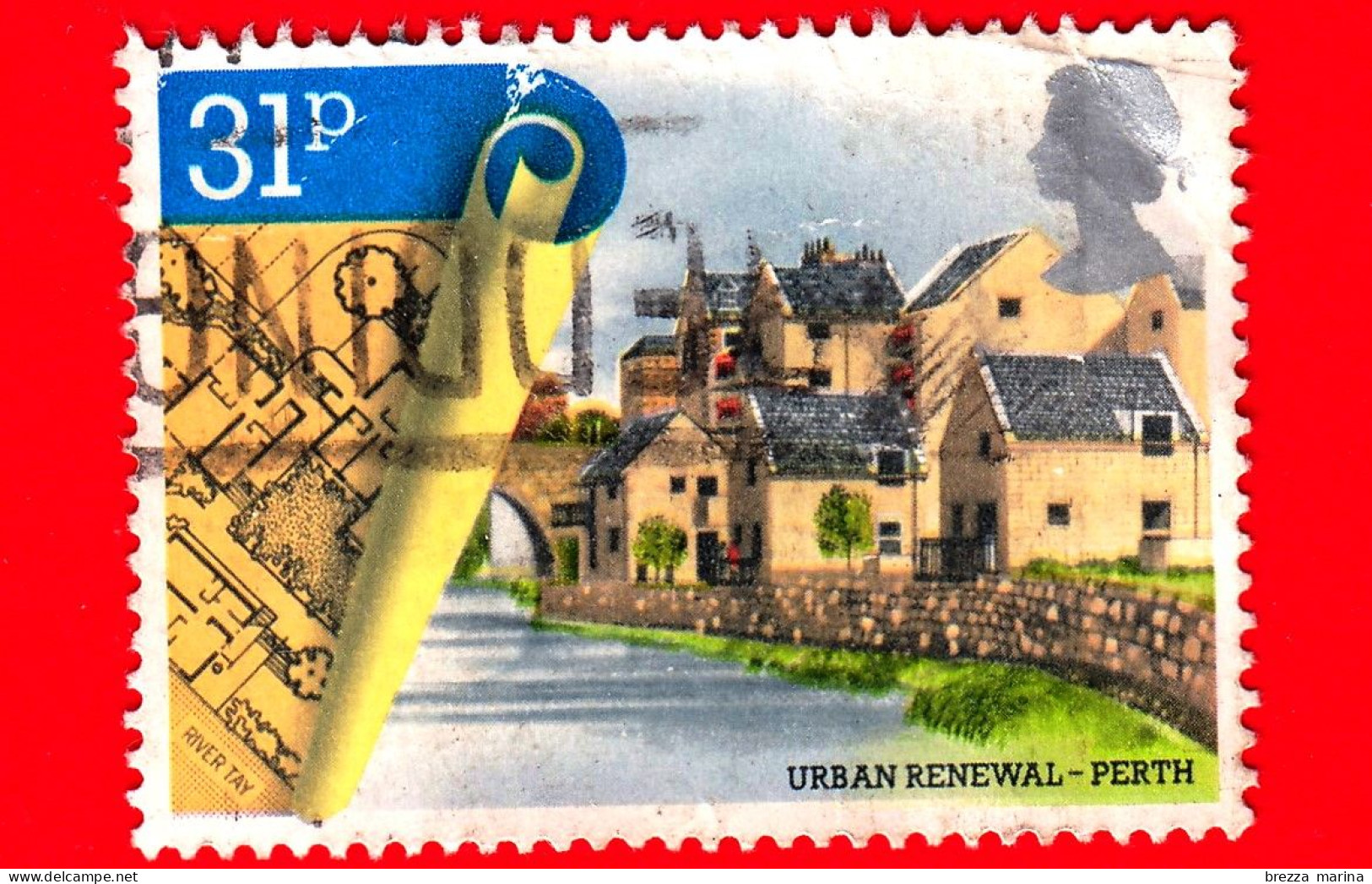 INGHILTERRA - GB - Usato - 1984 - Rinnovamento Urbano - Sviluppo Di Strade Commerciali, Perth - 31 - Used Stamps