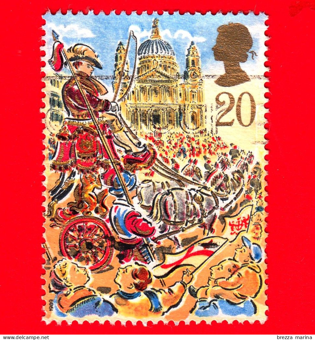 INGHILTERRA - GB - GRAN BRETAGNA - Usato - 1989 - Mostra Del Lord Mayor Di Londra - Passing St Paul's - 20 - Used Stamps