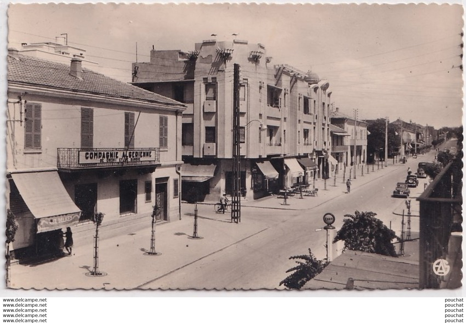 L14- BATNA –  ALGERIE - AVENUE DE LA REPUBLIQUE -  COMPAGNIE ALGERIENNE DE CREDIT ET DE BANQUE - ( 2 SCANS ) - Batna