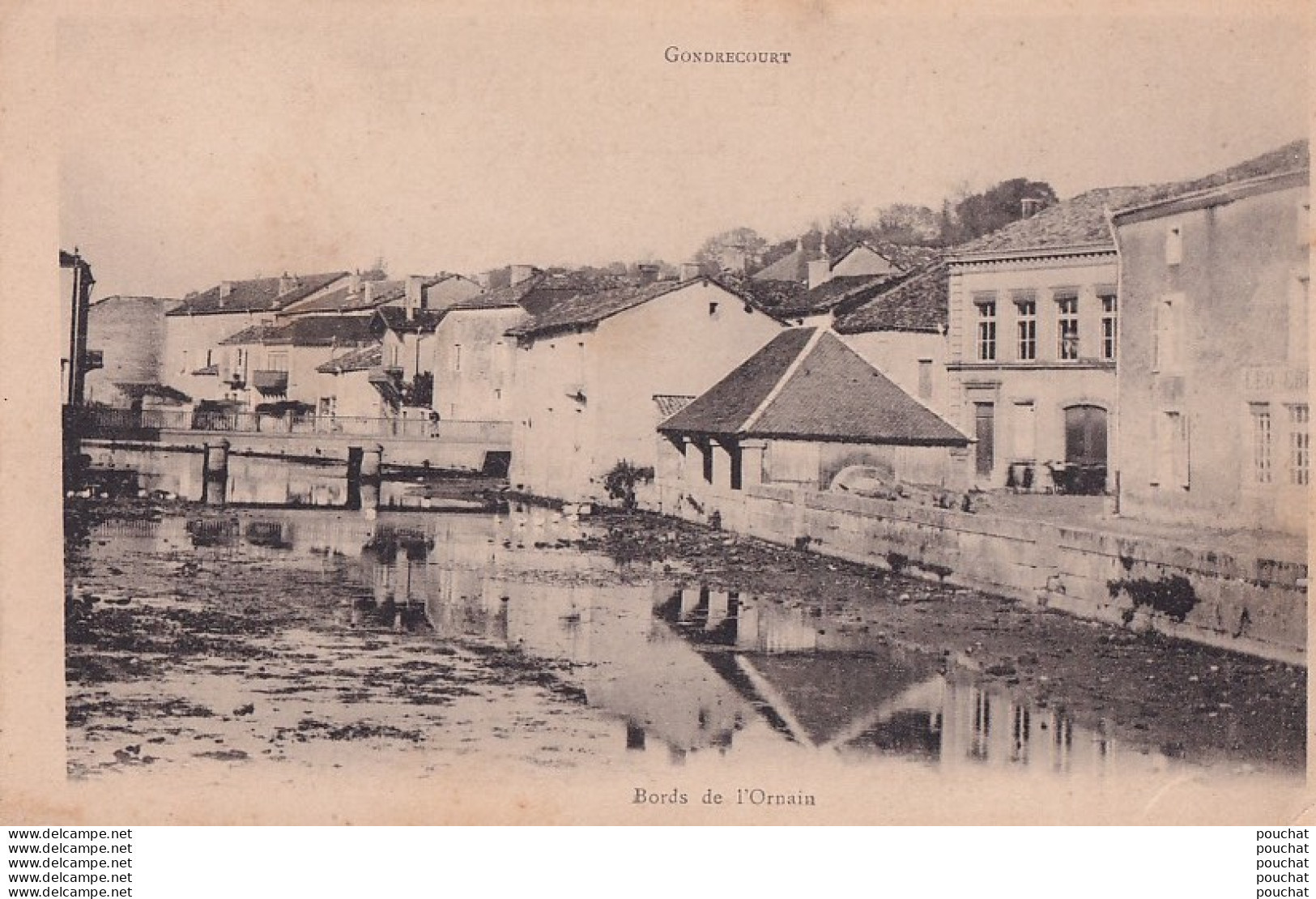 L13-55) GONDRECOURT - MEUSE  - BORDS DE L ' ORNAIN   - ( 2 SCANS ) - Gondrecourt Le Chateau