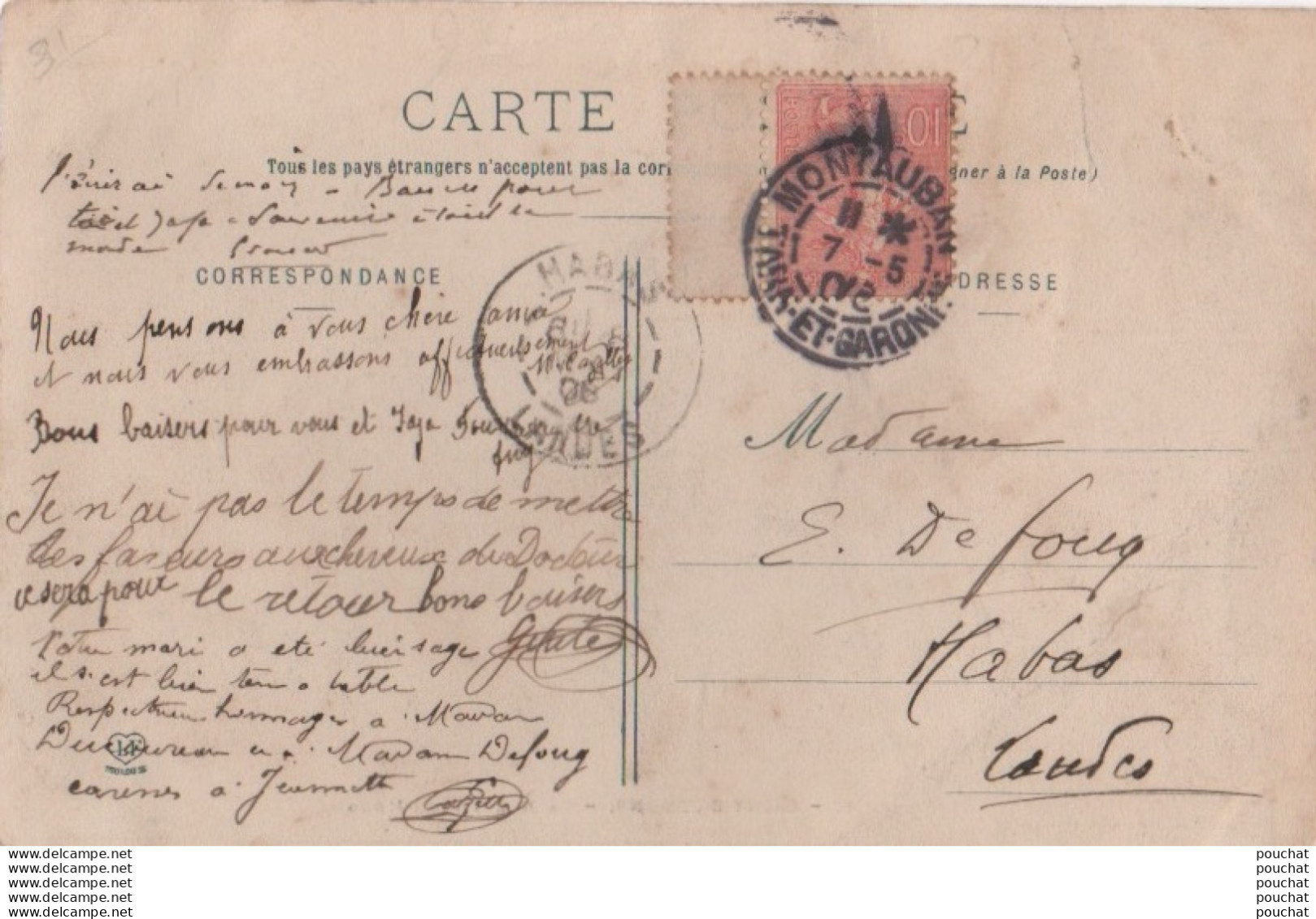 L8-31) SAINT GAUDENS (HAUTE GARONNE) LA RUE VICTOR HUGO - EN 1906 - ( 2 SANS ) - Saint Gaudens