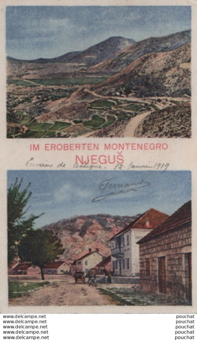 L4-  IM  EROBERTEN  MONTENEGRO  NJEGUS  - ( 2 SCANS ) - Montenegro