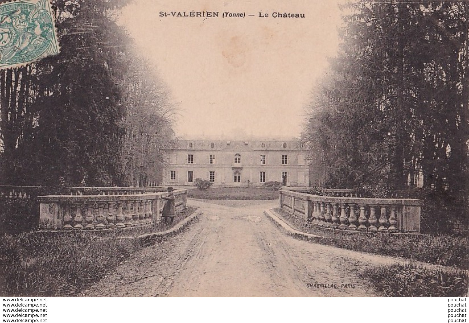 L18-89) SAINT VALERIEN - YONNE -  LE CHATEAU - ANIMEE - Saint Valerien