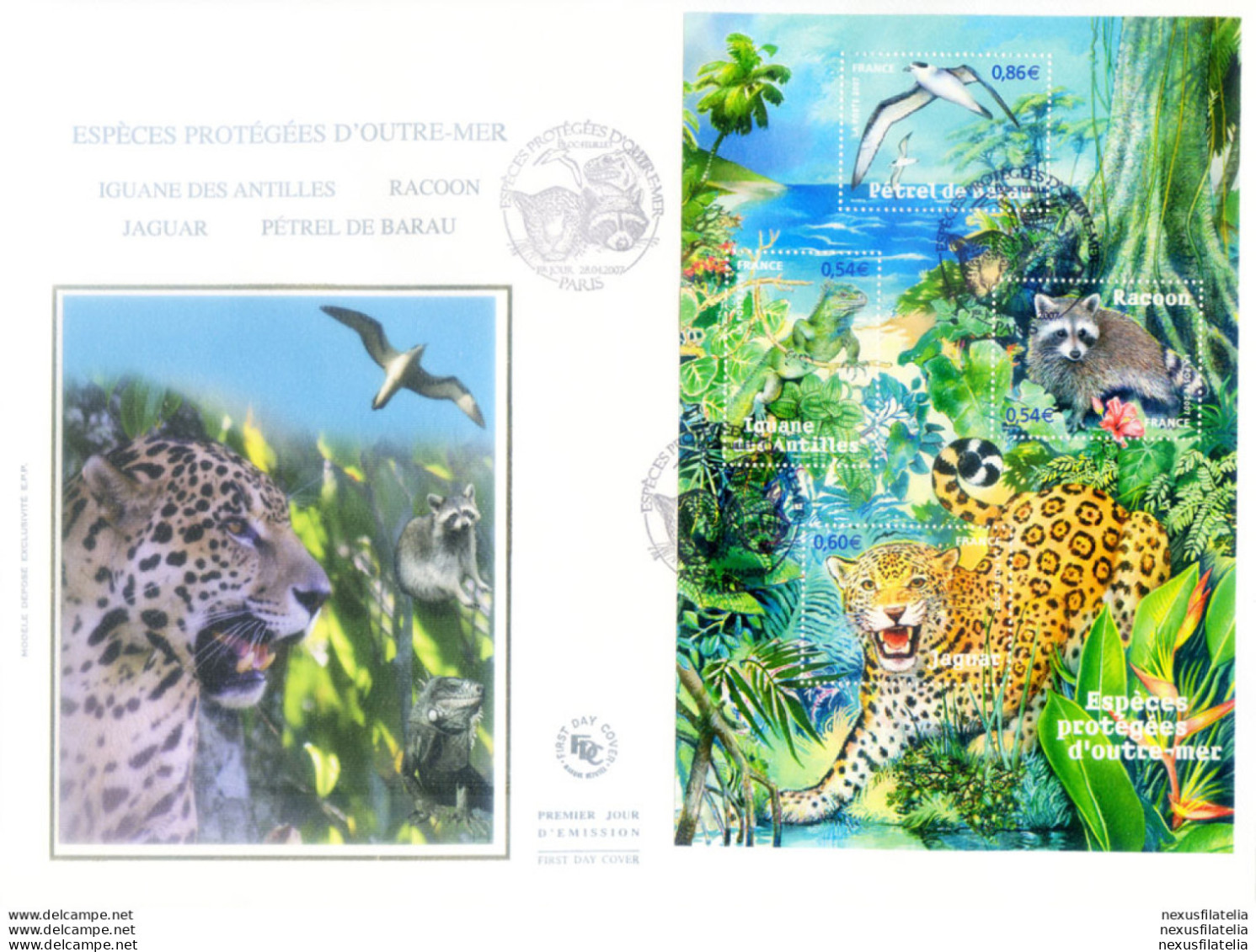 Fauna. Specie Protette 2007. FDC. - Andere & Zonder Classificatie