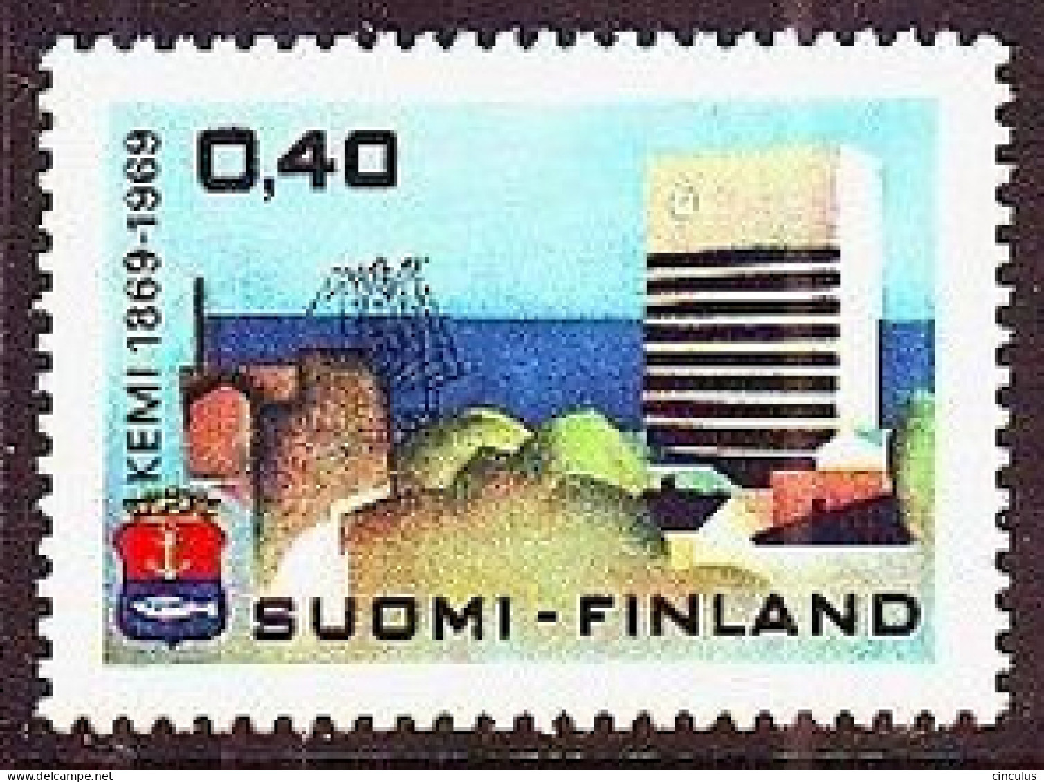 1969. Finland. Centenary Of City Of Kemi. MNH. Mi. Nr. 655 - Ungebraucht