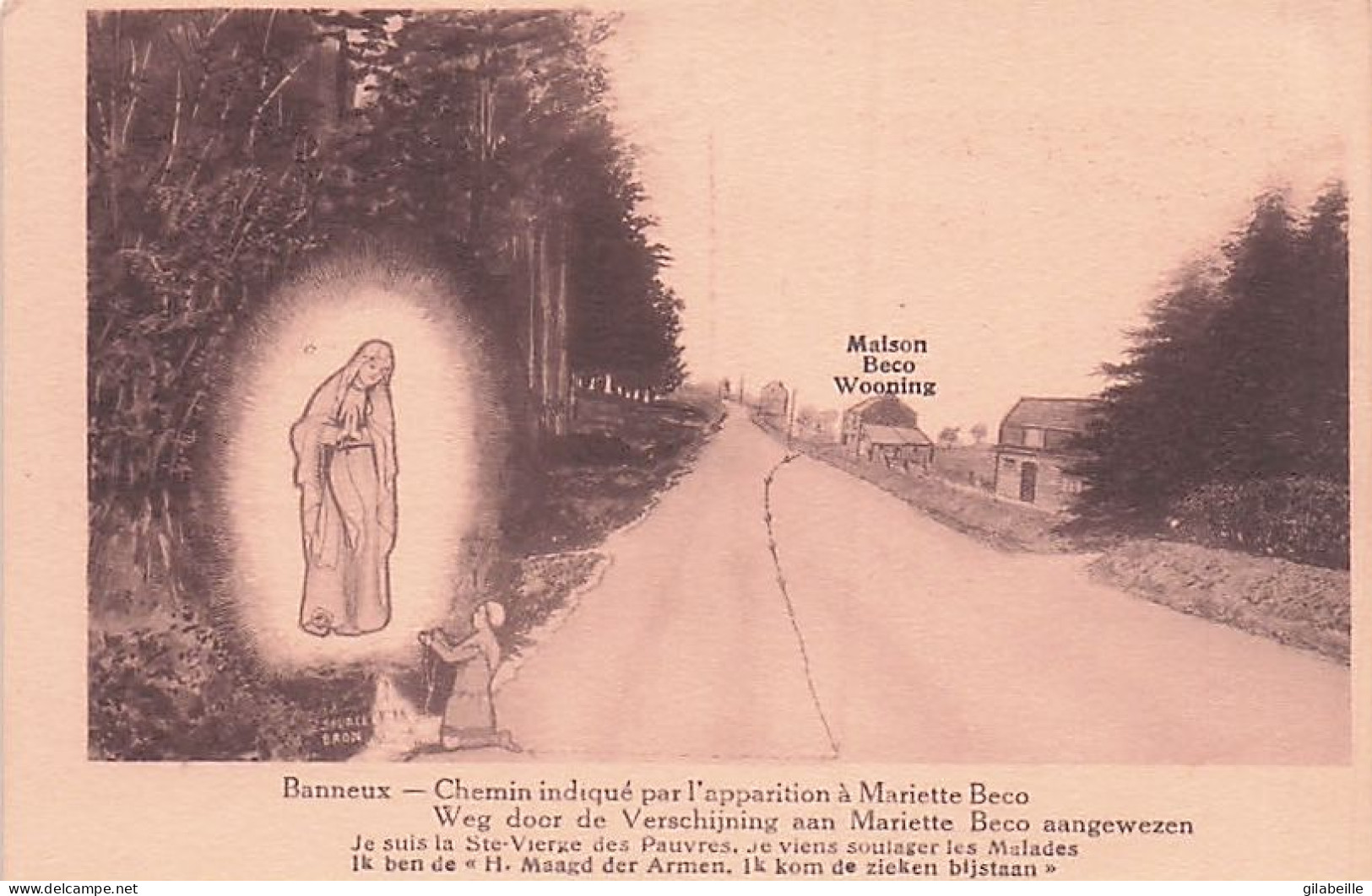 Sprimont - BANNEUX -  Chemin Indiqué Par L'apparition A Mariette Beco - Sprimont
