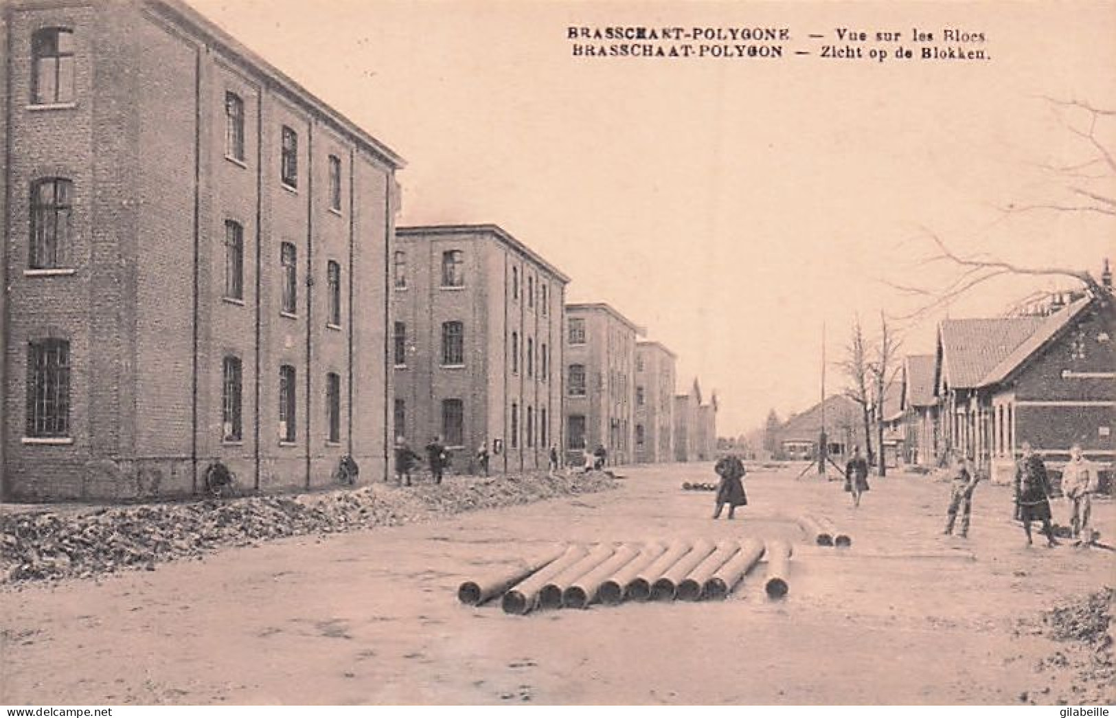 BRASSCHAAT - BRASSCHAET - POLYGONE -  Vue Sur Les Blocs - Zicht Op De Blokken - Brasschaat