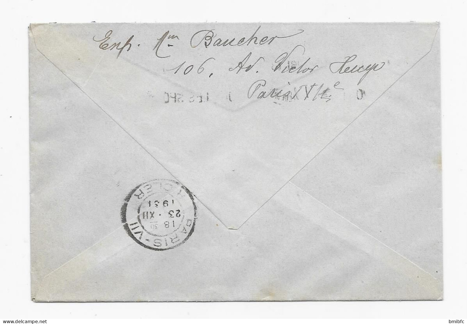 Sur Lettre De 1931 - Covers & Documents