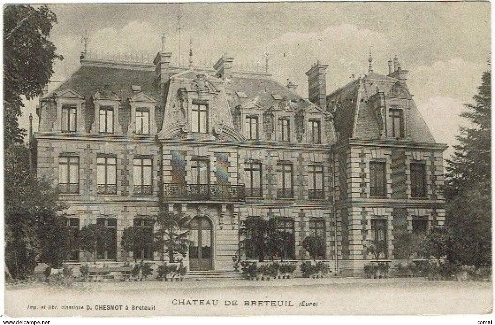 CPA - 27 - BRETEUIL - Le Château - - Breteuil