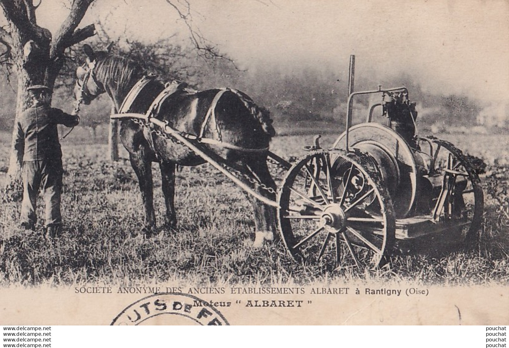 60) RANTIGNY - OISE - SOCIETE ANONYME DES ANCIENS ETABLISSEMENTS ALBARET - MOTEUR ALBARET - ( 2 SCANS ) - Rantigny