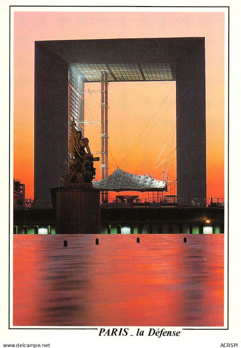 92 LA DEFENSE La Grande Arche  Crepuscule   7 (scan Recto-verso)KEVREN1Bis - La Defense