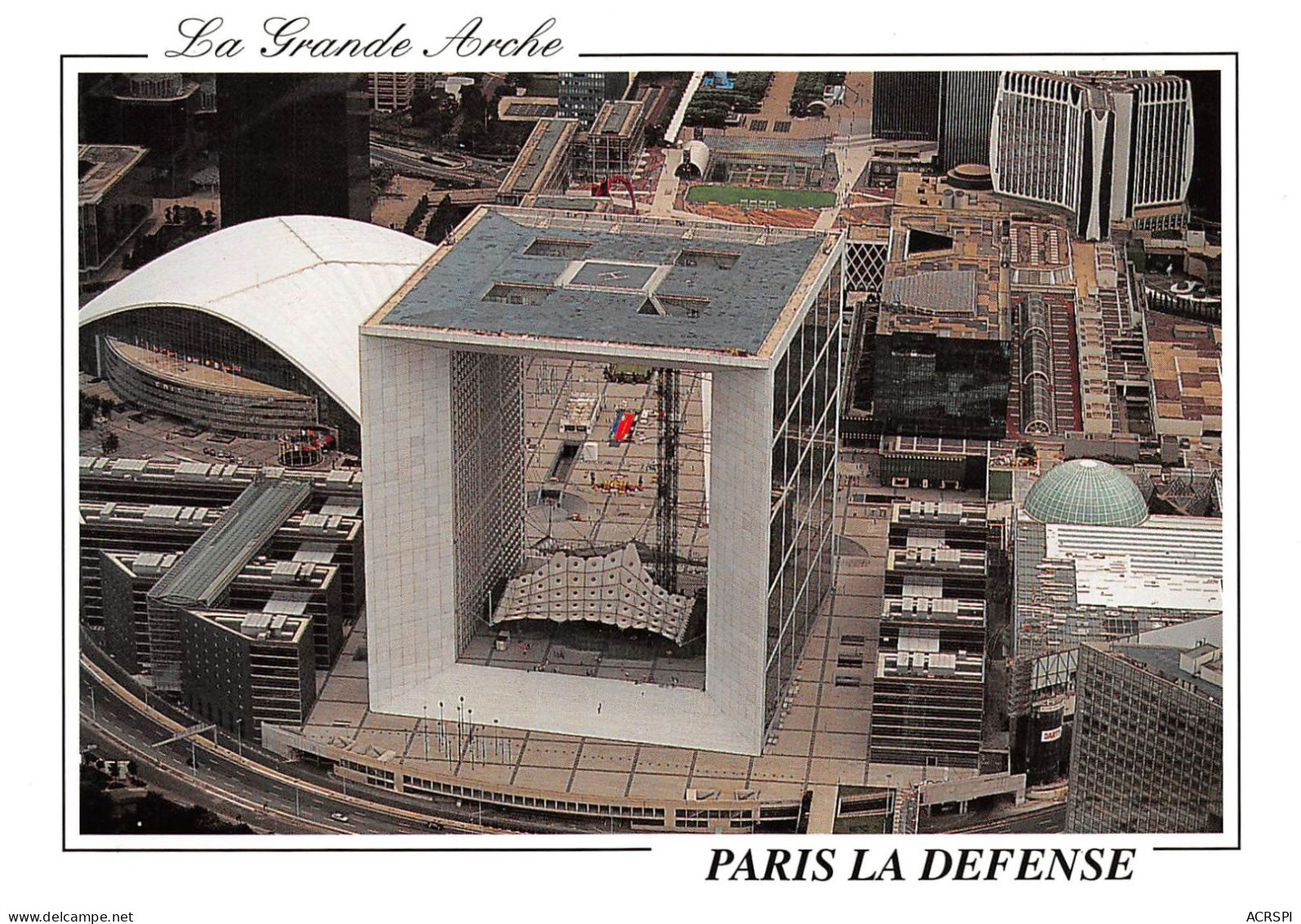 92 LA DEFENSE La Grande Arche  De La Fraternité  Les 4 Temps Le CNIT   10 (scan Recto-verso)KEVREN1Bis - La Defense