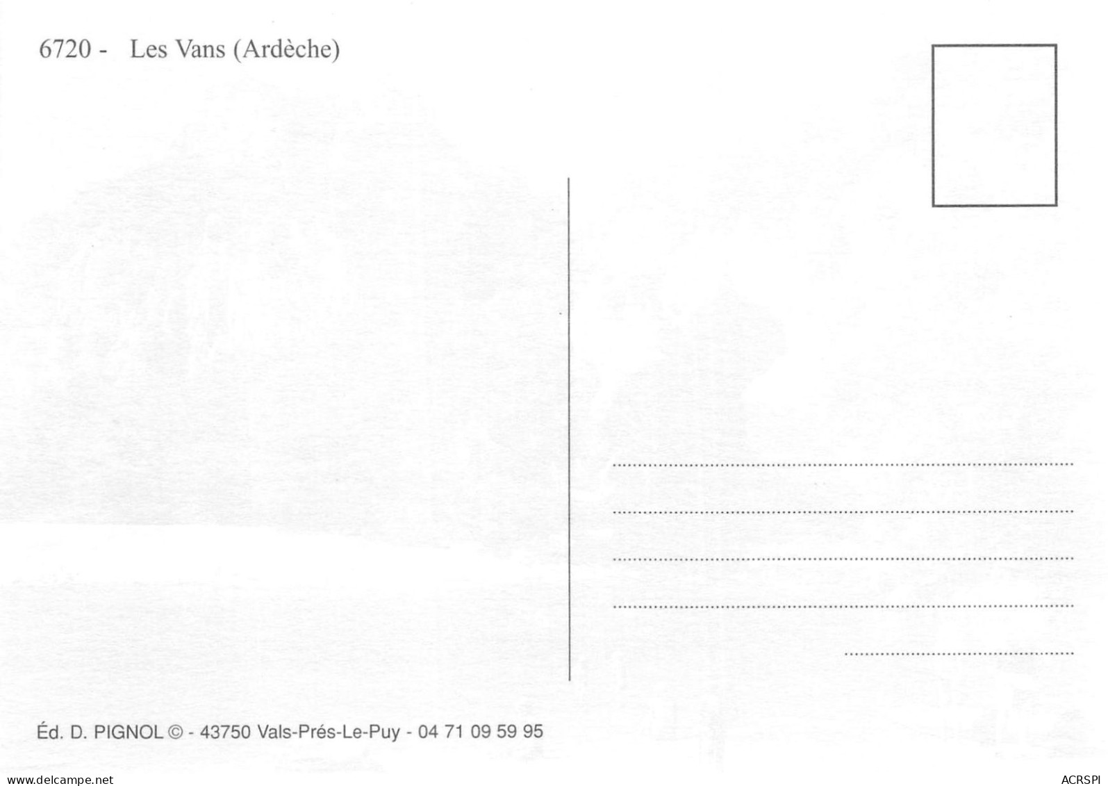 LES VANS  Multivue  La Fontaine Du Marché  12  (scan Recto Verso)KEVREN000 - Les Vans