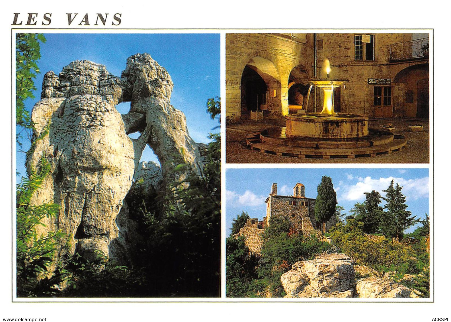 LES VANS  Multivue Chapelle Fontaine 17 (scan Recto Verso)KEVREN000 - Les Vans