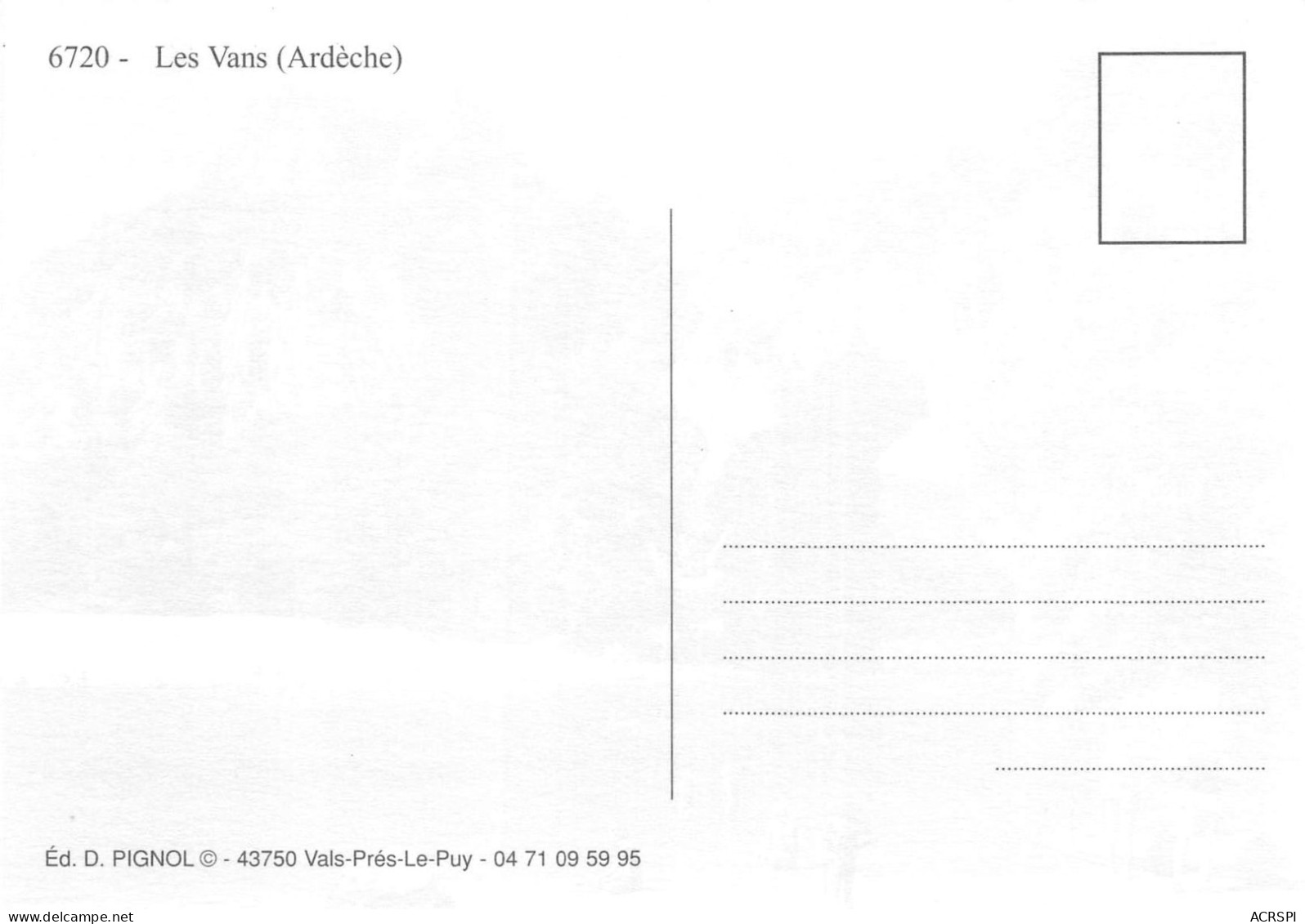 LES VANS  Fontaine Place Du Marché  9 (scan Recto Verso)KEVREN000 - Les Vans