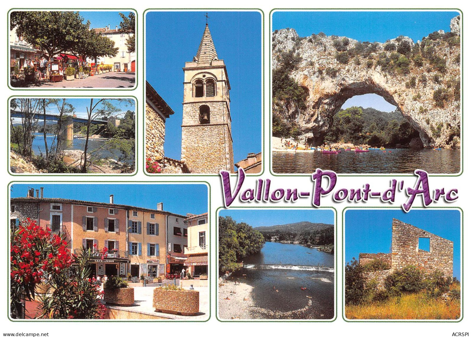 VALLON PONT D' ARC  Multivue   30 (scan Recto Verso)KEVREN000 - Vallon Pont D'Arc