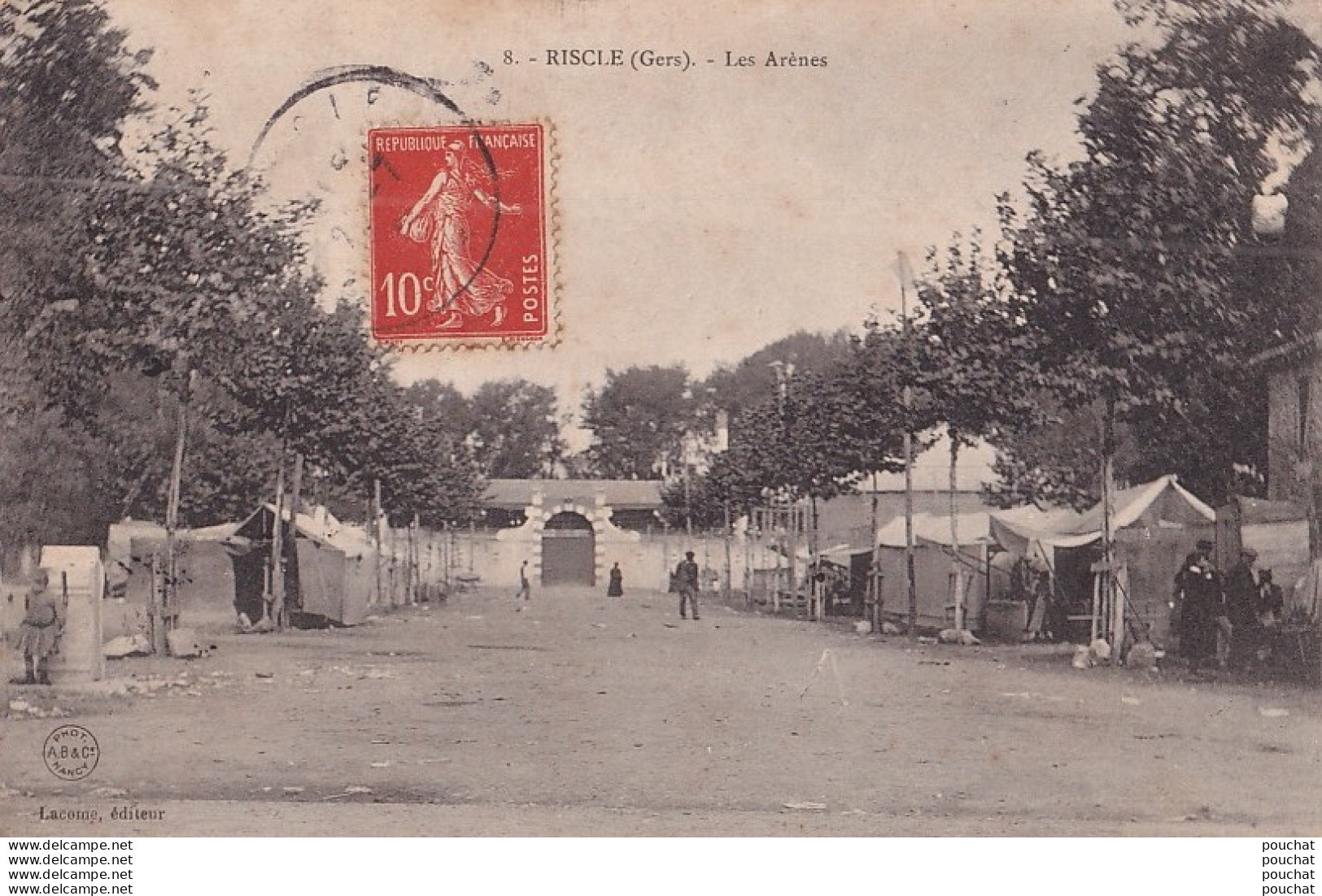 M15-32) RISCLE - GERS - LES ARENES - EN  1908 - Riscle