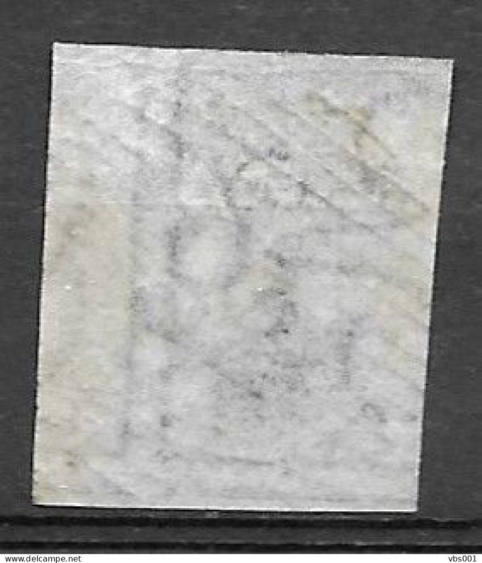 OBP3 Met 4 Randen En Met Balkstempel P87 Nieuport (zie Scans) - 1849-1850 Medallions (3/5)